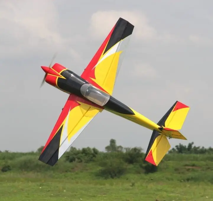 Slick Pilot RC 67" 1.70m - Rouge / Jaune / Noir Usine Directe
