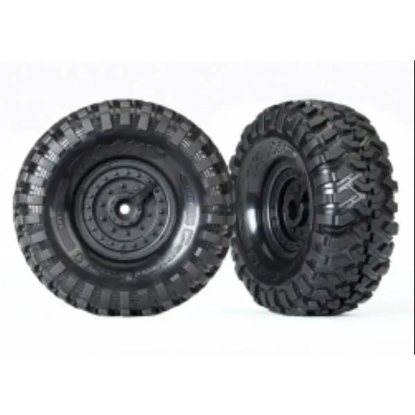 Roues Montees Collees Tactical 1,9 (x2) TRAXXAS - 8273 Prix Choc