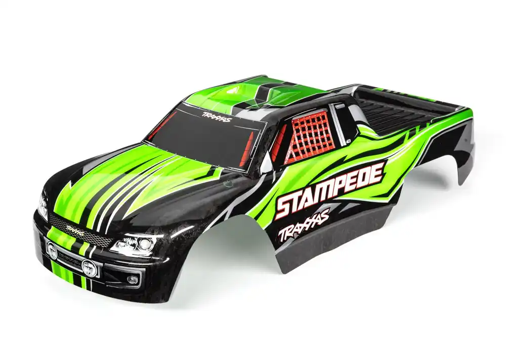 Expédié Aujourd'hui Carrosserie Stampede Peinte Et Decoree Verte TRAXXAS - 3651G