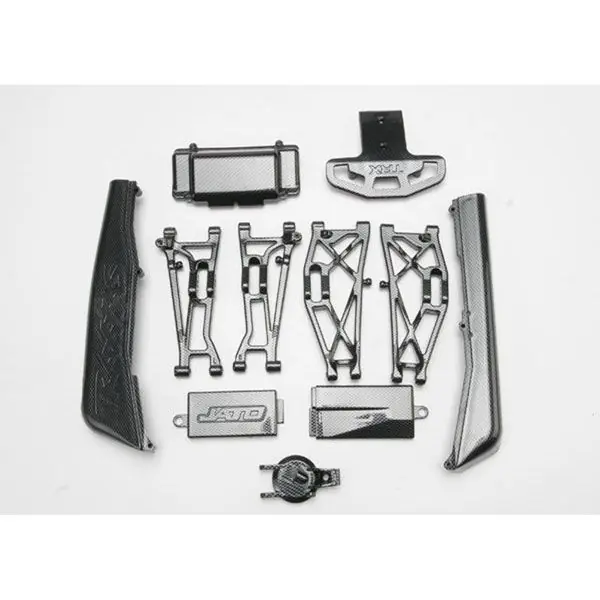 Offre Exclusive Kit Plastique Complet Effet Carbone (Triangles / Pare-Choc Etc) Jato TRAXXAS - 5522G