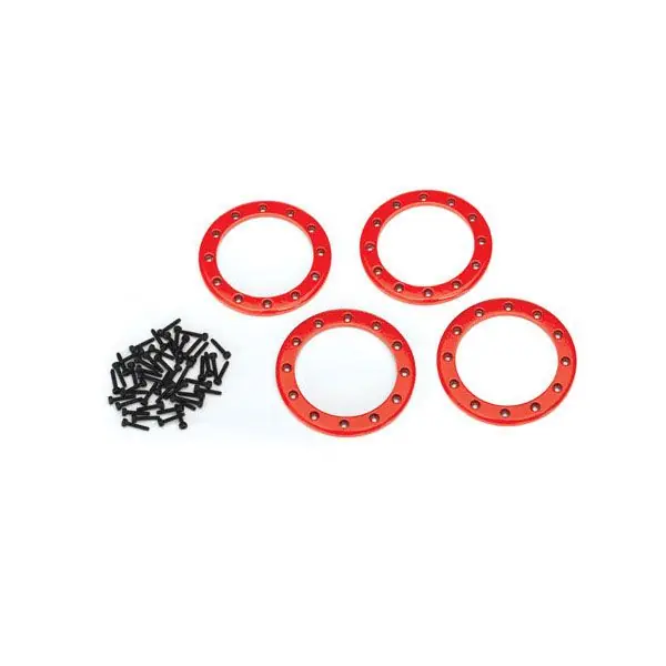 Anneaux 2,2 Aluminium Rouge (x4) TRAXXAS - 8168R Remise