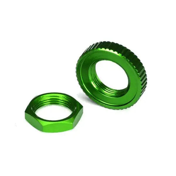 Bon Plan Ecrou de Sauve Servo Alu Anodise Vert - Chevrolet/Corvette/Stingray TRAXXAS - 8345G