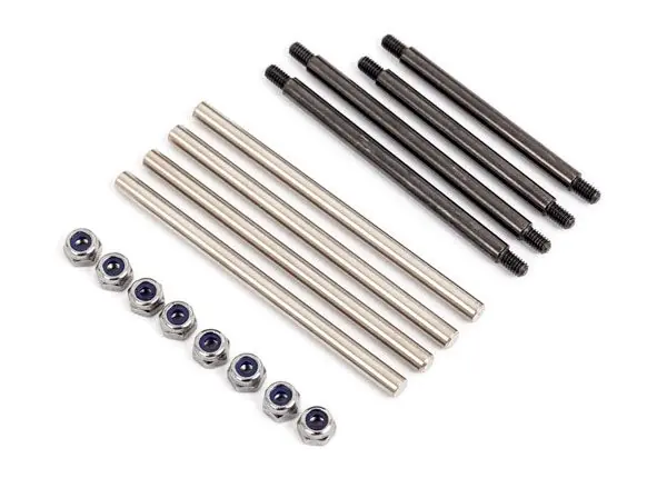 Meilleur Choix Axes de Triangles Complet Avant Et Arriere Acier (Pour 9080) TRAXXAS - 9042X