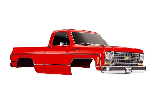 Pas Cher Carrosserie Complete Chevrolet K10 Truck (1979) Rouge TRAXXAS - 9212R