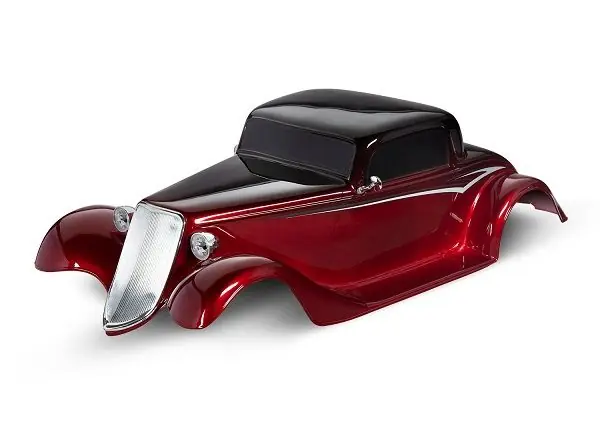Carrosserie Hot Rod Coupe Peinte Et Decoree Rouge TRAXXAS - 9333R Commande En Gros