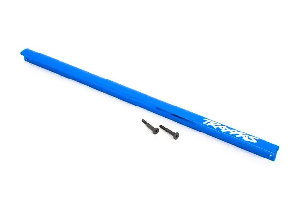 Nouvel Arrivage Renfort de Chassis Central Alu Bleu - Sledge TRAXXAS - 9523X