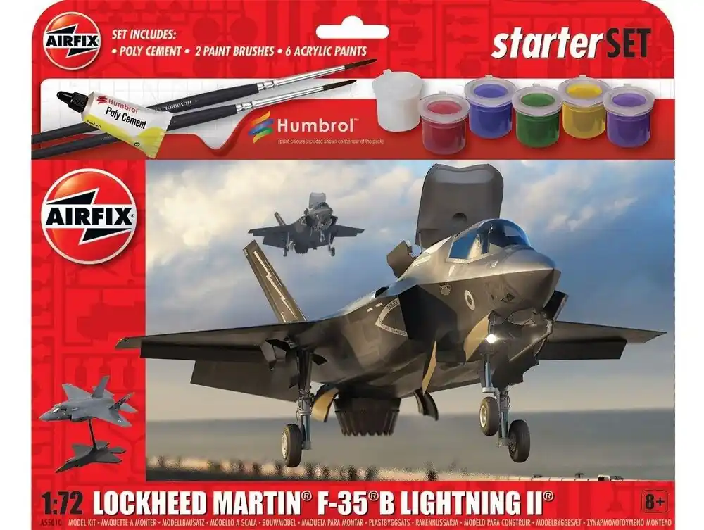 Soldes Starter Set Lockheed Martin F-35B Lightning II 1 72 Airfix - A55010