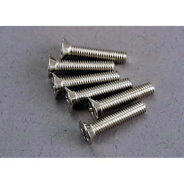 Prix Cassé Vis Cruciforme Tete Fraisee 3x15mm (6) TRAXXAS - 3179