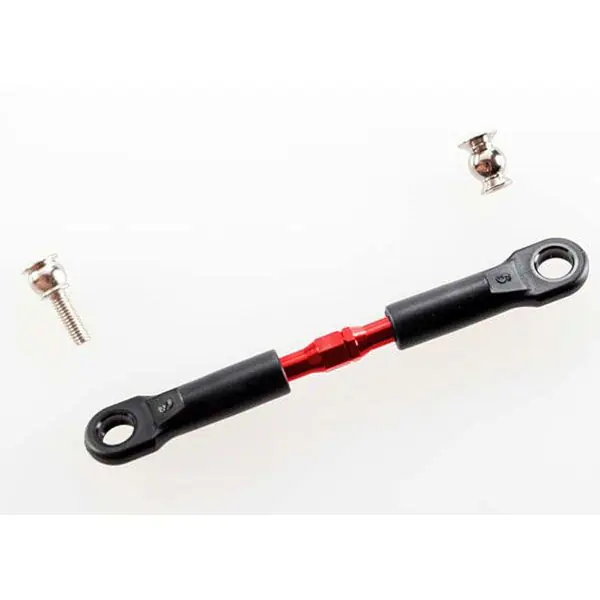 Biellette Alu de Carrossage Avant 39mm Anodisees Rouge+ Rotules (x1) TRAXXAS - 3737 Meilleure Vente