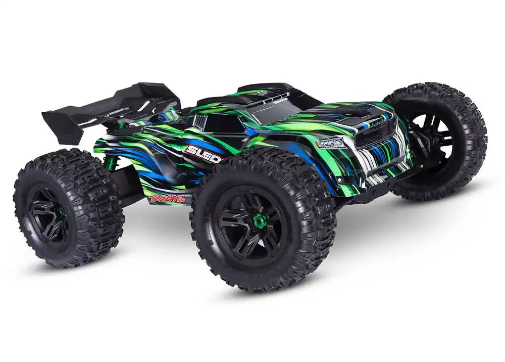 Traxxas Sledge 6s Belted Brushless 1/8 RTR Vert - 95096-4-GRN Nouvel Arrivage