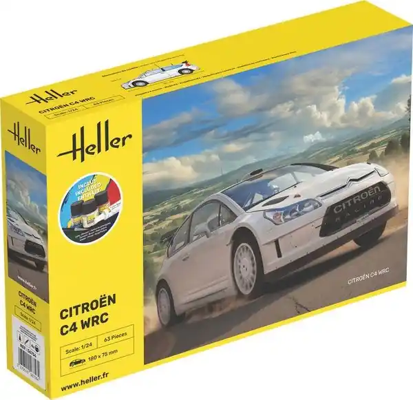 Heller STARTER KIT Citroen C4 WRC 1/24 - 56756 Must-Have