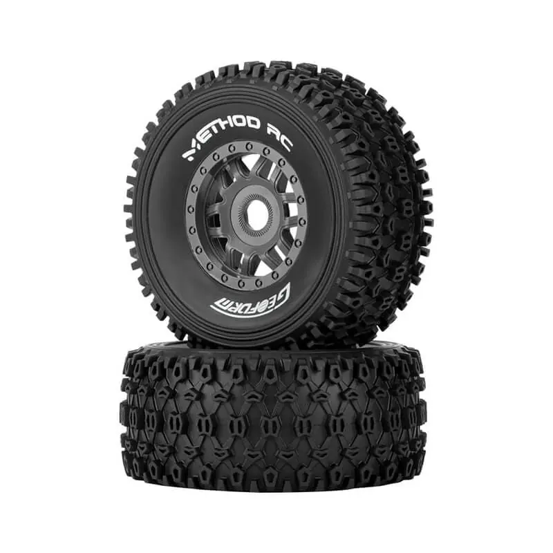 Solde Method Pneus Geoform 1/8 SC + Roues Hex 17mm Gris - MTD0303G