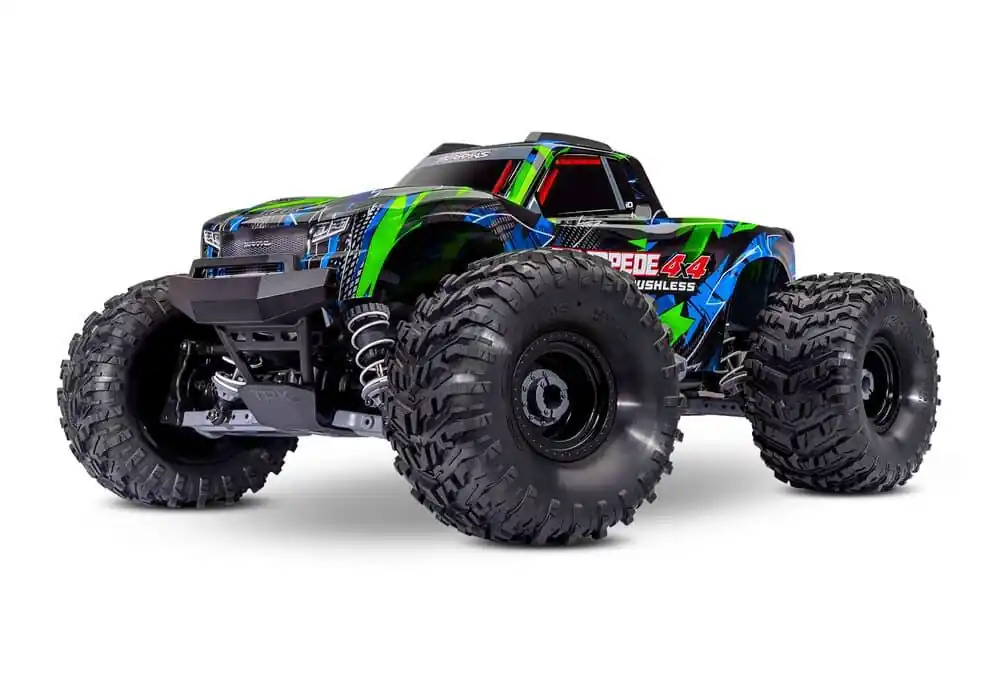 Traxxas Stampede 4X4 VX3 Brushless RTR Vert - 67454-4-GRN Vente Directe