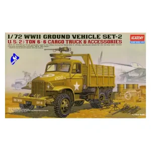 Usine Directe Academy maquette militaire 13402 6x6 truck & accessoires 1/72