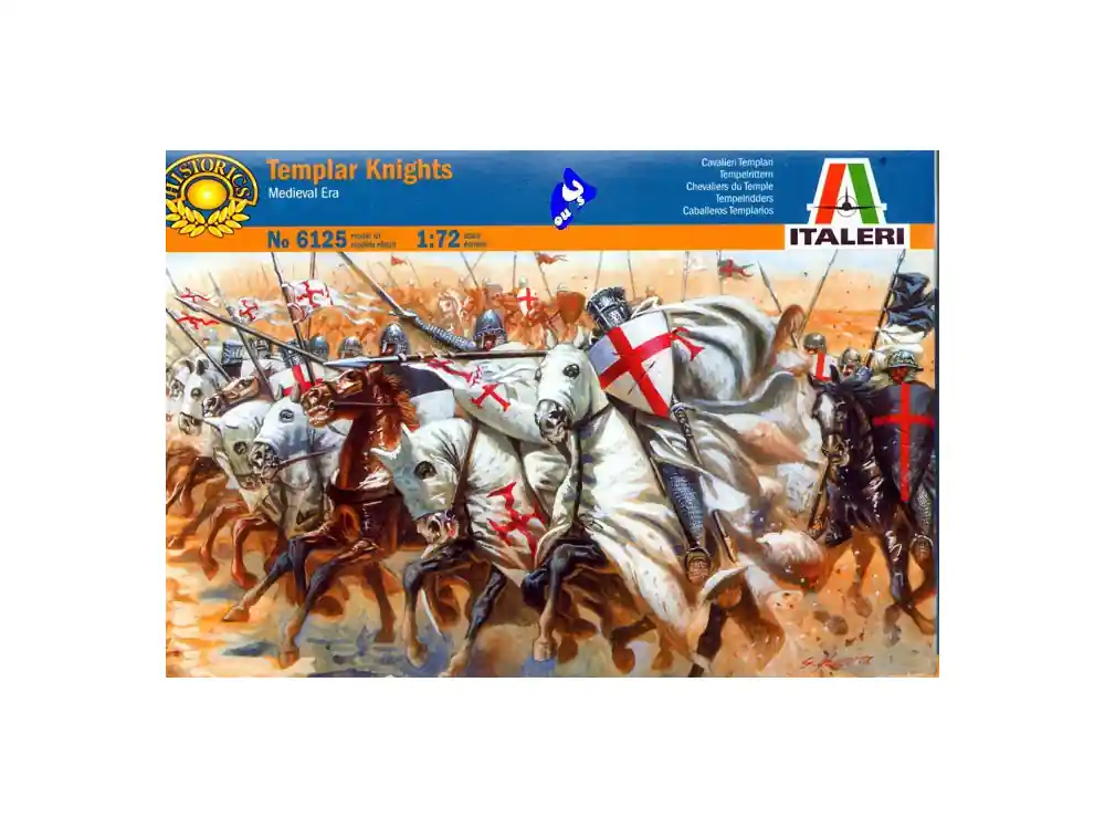ITALERI figurine 6125 Templiers 1/72 Soldes