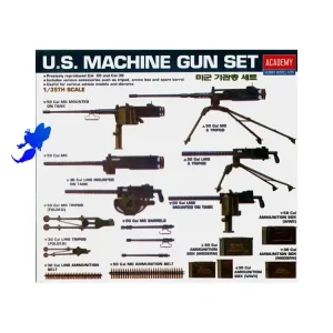 Academy maquette militaire 13262 U.S. Machine Gun set 1/35 Nouvel Arrivage