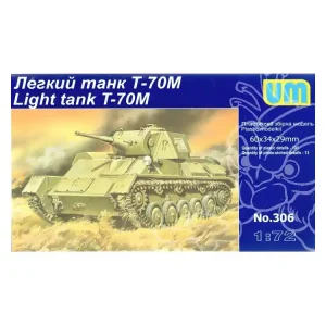 UM Unimodels maquettes militaire 306 CHAR LEGER SOVIETIQUE T-70M 1940 1/72 Retour Gratuit