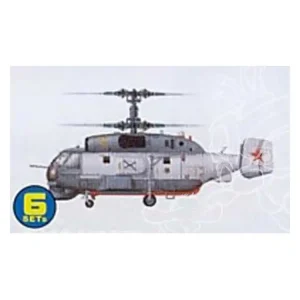 Trumpeter maquette avion 06213 SET DE 6 HELICOPTERES KAMOV Ka-27 HELIX A (marine soviétique) 1/350 Pas Cher