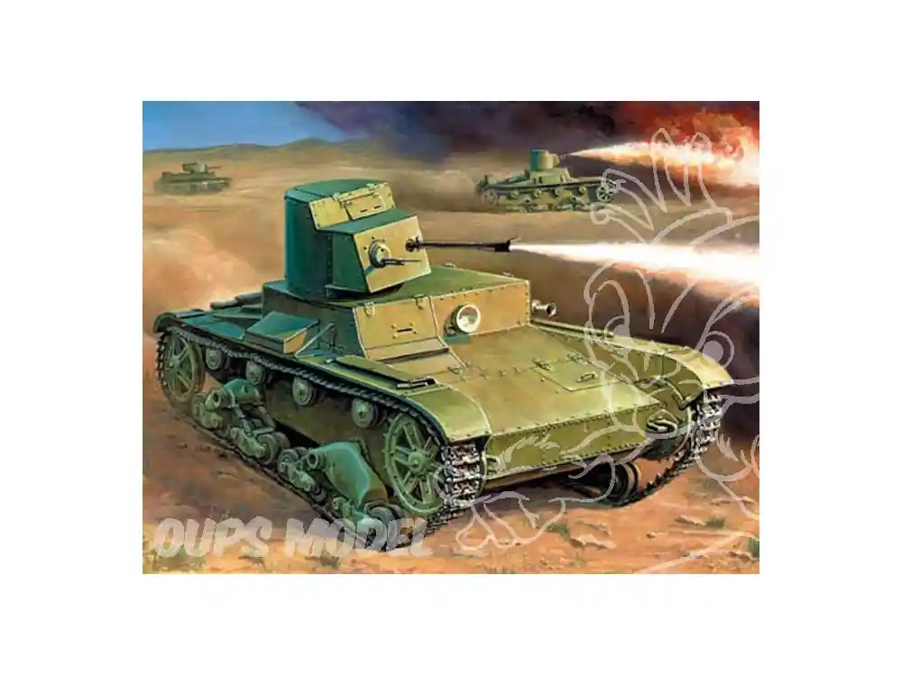 ZVEZDA maquettes militaire 6165 T-26 Lance-flammes 1/100 Must-Have