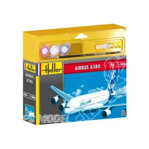 Certifié HELLER maquette avion 49075 Airbus A380 kit complet 1/800