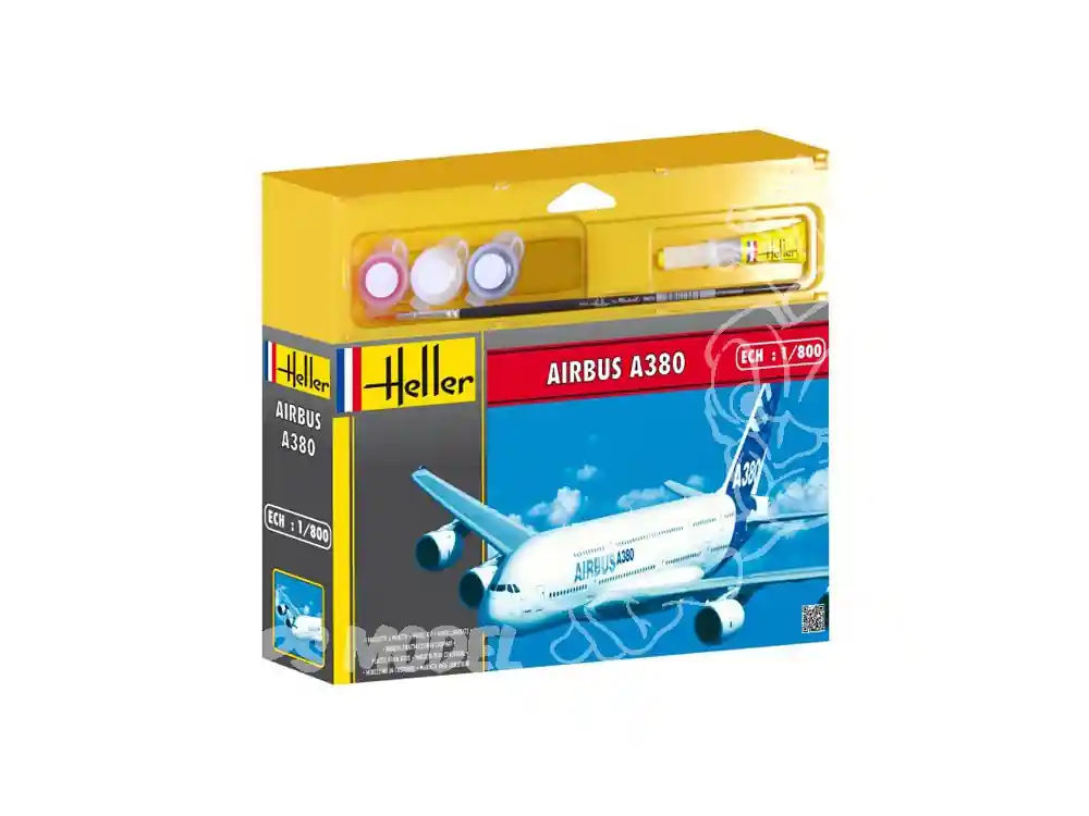 Certifié HELLER maquette avion 49075 Airbus A380 kit complet 1/800