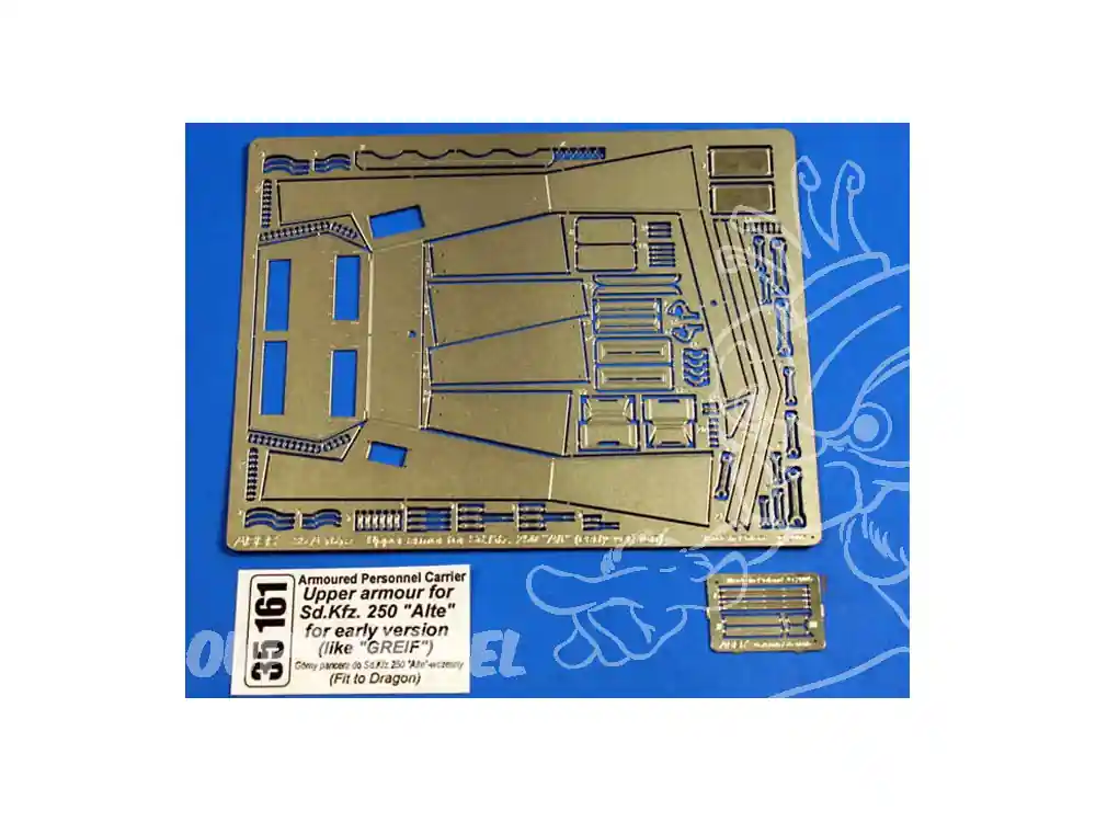 Aber 35161 Blindage superieur pour Sd.Kfz. 250 39 39Alte 39& 39 (for early version) 1/35 Populaire