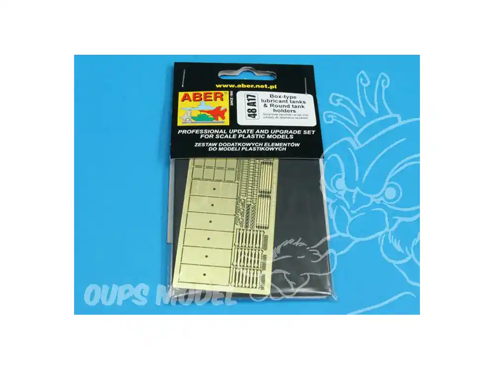 Aber 48A17 Réservoirs de lubrifiant de type boîte et les fixations de réservoir rond 1/48 Pas Cher
