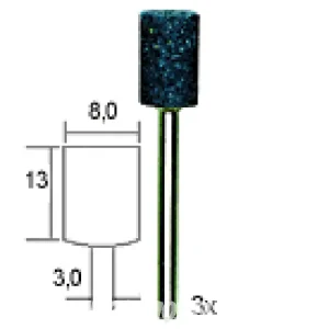 Proxxon outillage 28781 3 meules en corindon cylindriques 8mm Solde