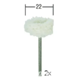 Remise Proxxon outillage 28297 2 Disques en coton 22mm