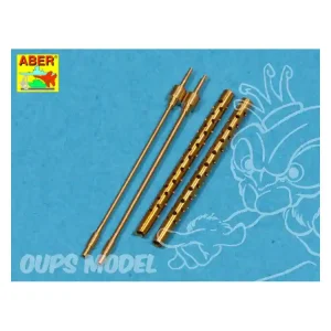 Aber A48013 set de deux futs de canon de 13,2mm japonais type 3 pour Mitsubishi 1/48 Must-Have