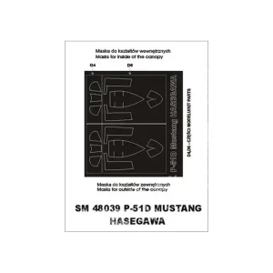 Meilleur Prix Montex Mini Mask SM48039 P-51D Mustang Hasegawa 1/48