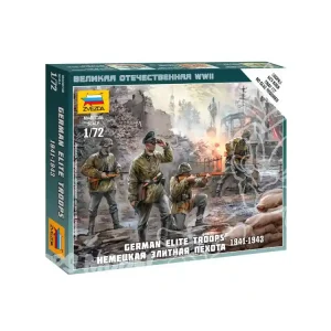 Zvezda maquette militaire 6180 Troupes Elite Allemande 1939-43 1/72 Satisfait Ou Remboursé