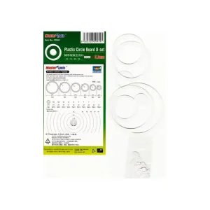 Marque Trumpeter accessoire 09949 SET D ENSEMBLE DE PIÈCES CIRCULAIRES EN PLASTIQUE 0.3mm