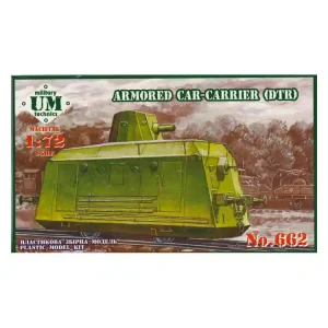 UM Unimodels maquettes militaire 662 DRAISINE BLINDEE SOVIETIQUE DTR 1/72 Pas Cher