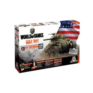 Prix Promo Italeri maquette militaire 56503 M4 Sherman Wold of Tanks 1/56