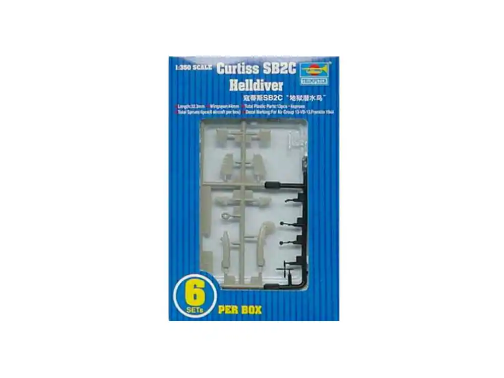 TRUMPETER maquette avion 06211 SET DE 6 AVIONS CURTISS SB2C HELLDIVER 1/350 Prix Promo