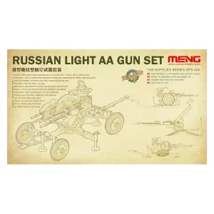Bon Marché Meng maquette militaire SPS-026 Set de Canons legers anti aeriens Russe AA Gun x4 1/35