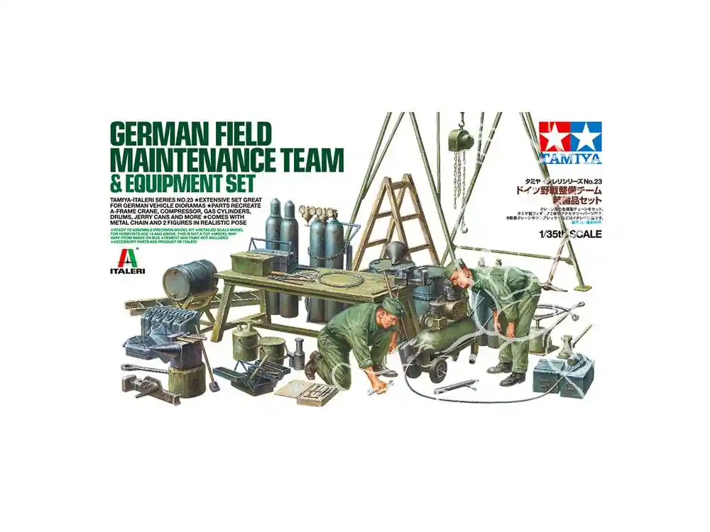 Retour Gratuit Tamiya maquette militaire 37023 Atelier de Campagne Allemand 1/35