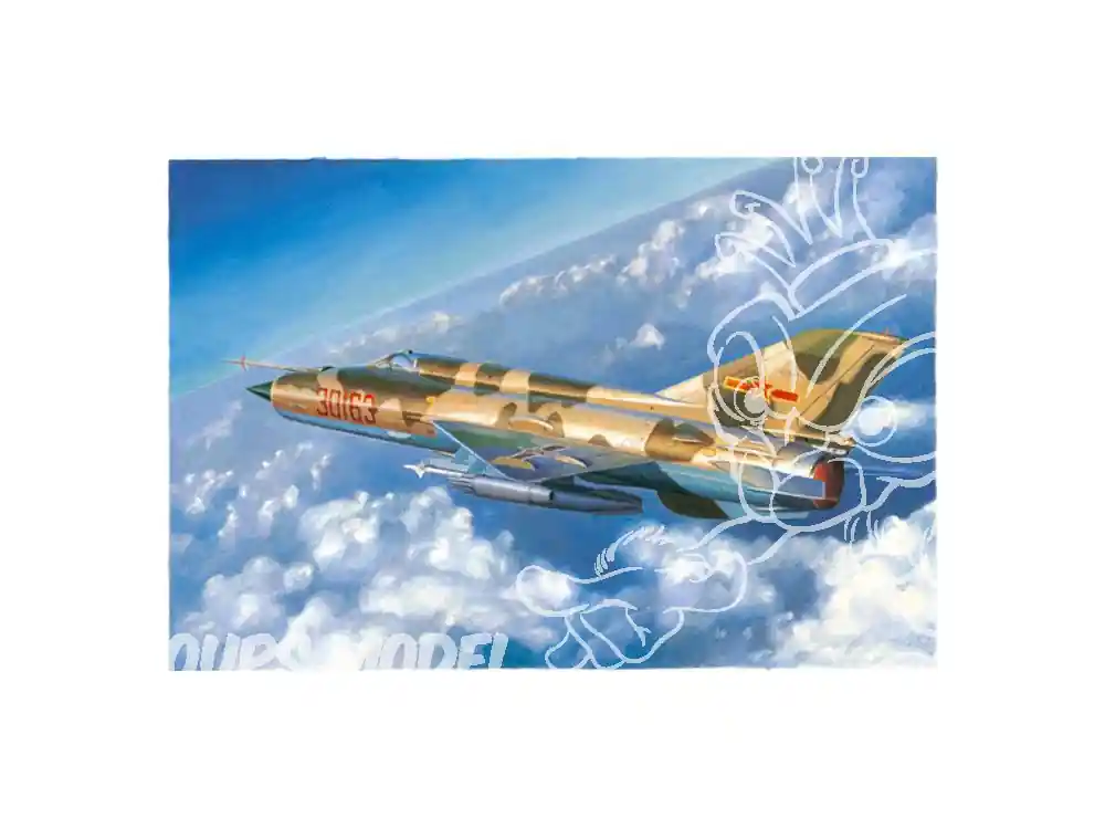 TRUMPETER maquette avion 02864 CHASSEUR CHINOIS J-7C / J-7D 1/48 Nouveauté