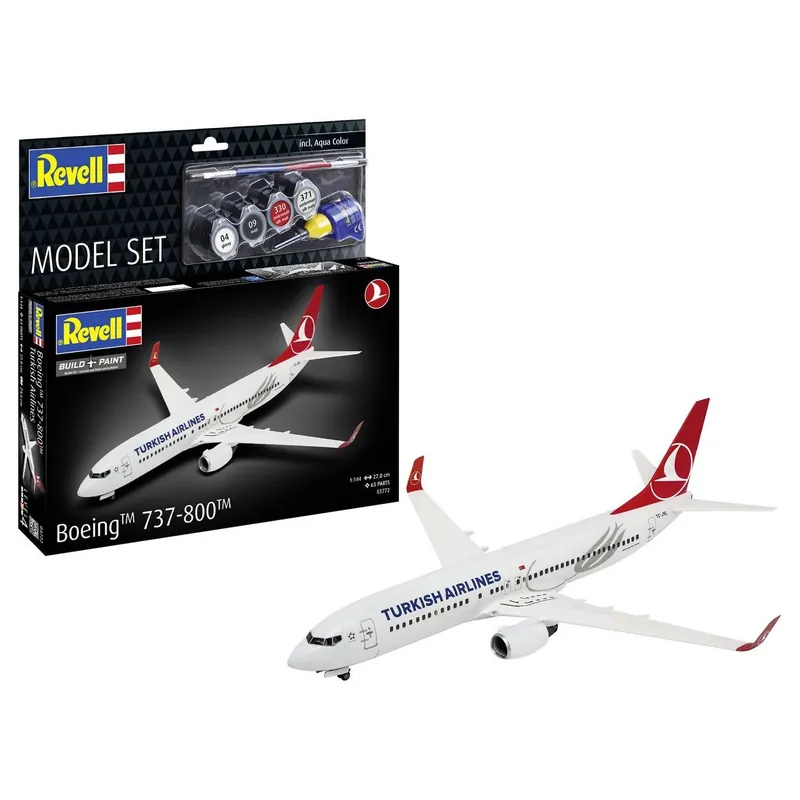 Bon Marché Maquette avion Model Set Boeing 737-800 "Turkish Airlines" - Revell