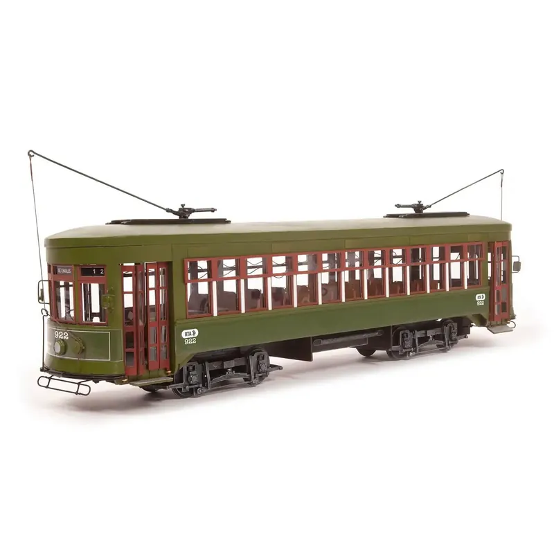 Maquette de tramway en bois Tramway de la Nouvelle-Orléans, nommé Désir - OCCRE Prix Choc