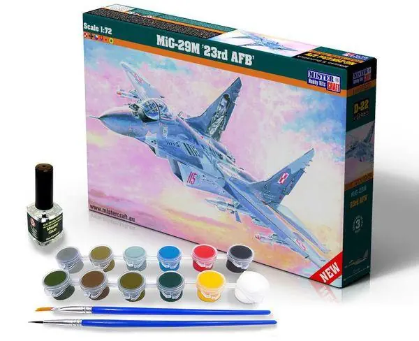 MIG-29M 23rd AFB SUPER SET - 1 72e - Mistercraft - MisterCraft Acheter Direct