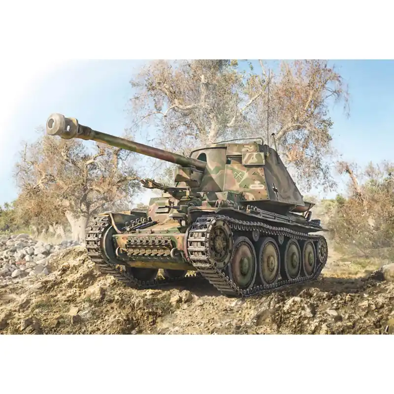 Maquette char Marder III Ausf. H Sd. Kfz.138 - Italeri Satisfait Ou Remboursé