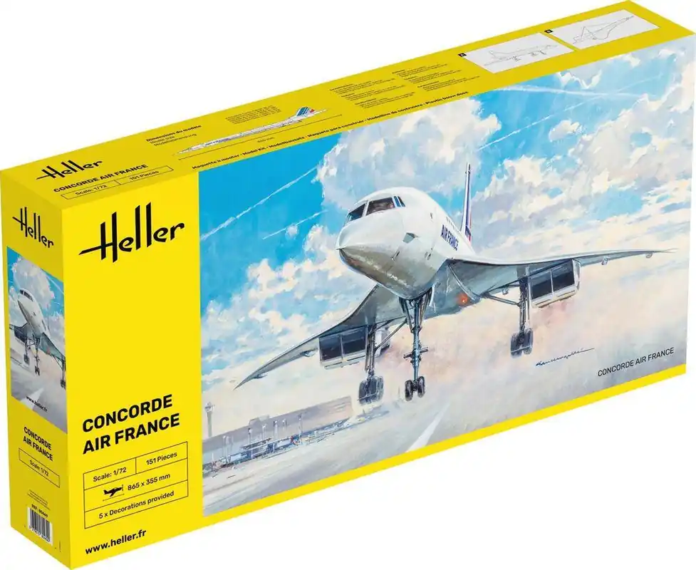 Produit De Marque Maquette d‘avion Concorde AirFrance - Heller