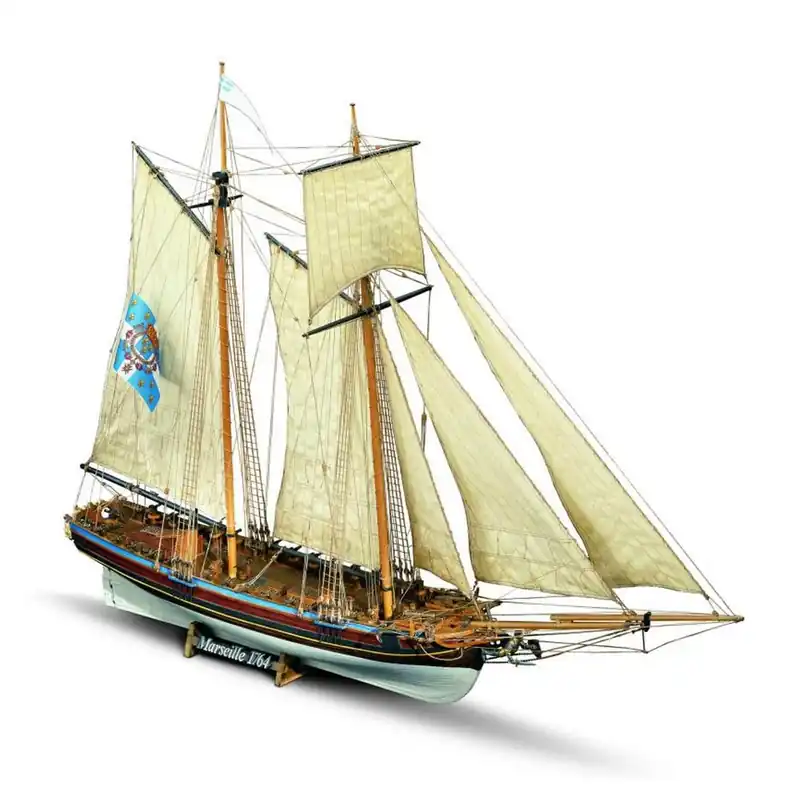 Réduction Maquette bateau en bois Marseille - Mamoli