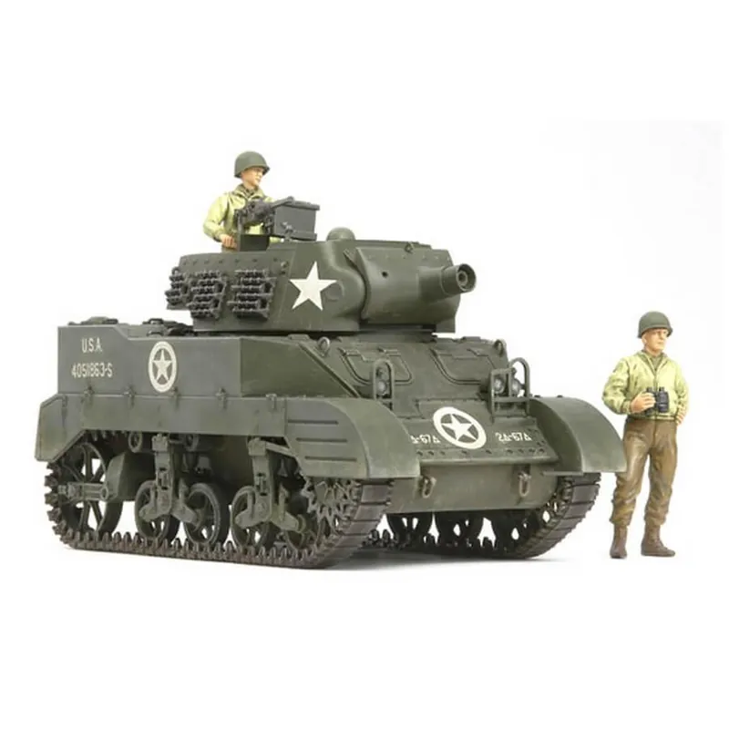 Maquette véhicule militaire Obusier US M8 et figurines - Tamiya Promotion