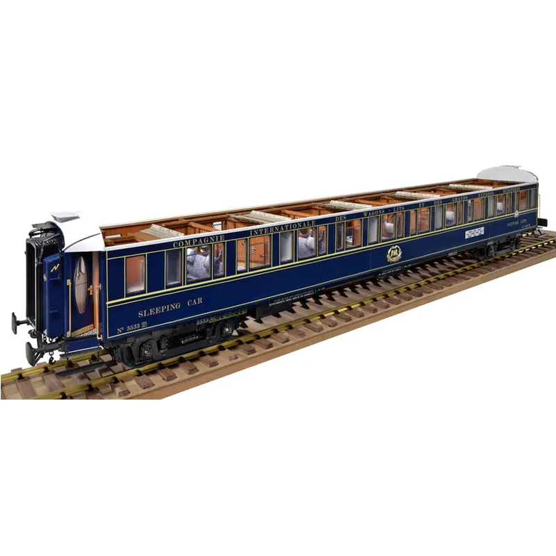 Maquette ferroviaire en bois Voiture-Lits de l‘orient Express - Amati Offre Limitée