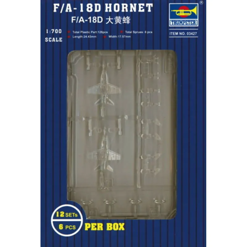 Maquettes avions Set 12 mini avions F/A-18D Hornet - Trumpeter Authentique