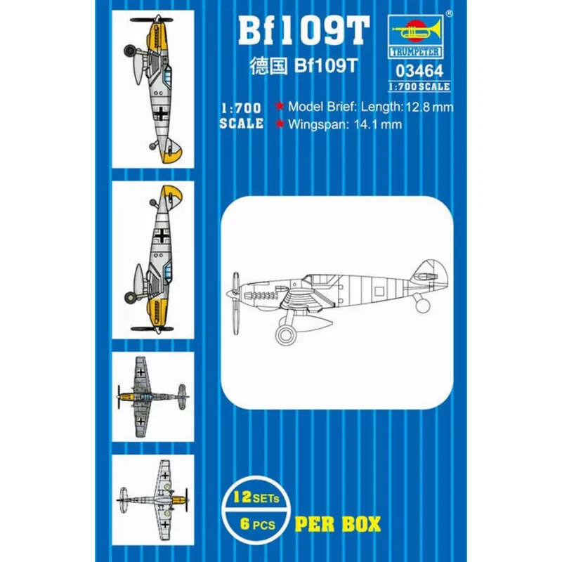 Solde Maquettes avions Set 12 mini avions Bf109 - Trumpeter