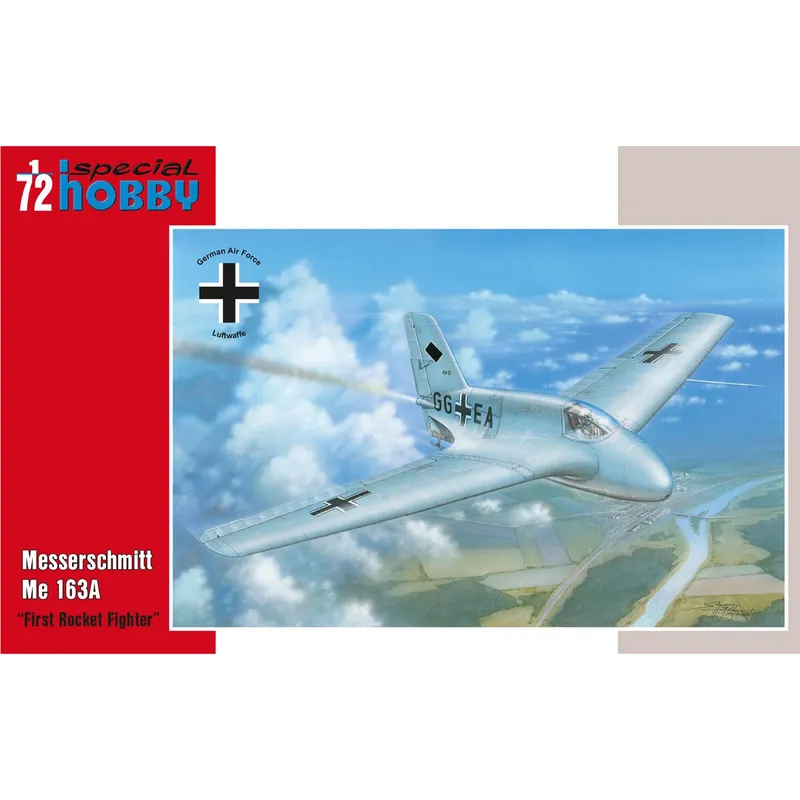 Acheter En Ligne Maquette avion militaire Messerschmitt ME 163A - First Rocket Fighter - Special Hobby